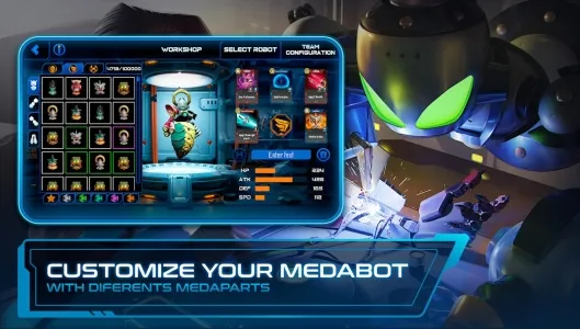 MEDABOTS: robot fighting RPG screenshot1