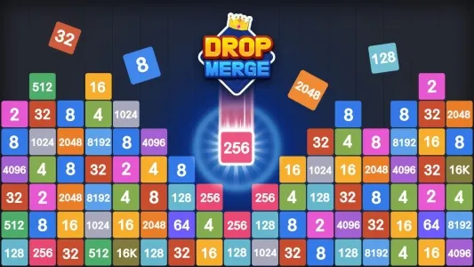 Drop Merge : Number Puzzle screenshot1