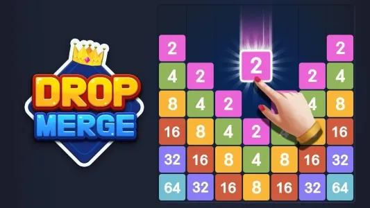 Drop Merge : Number Puzzle screenshot1