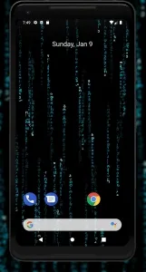 Matrix TV Live Wallpaper screenshot1