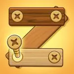 Screw Puzzle: Wood Nut & Bolt thumbnail